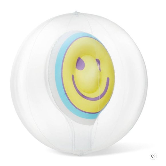 New 24.5" Oversized Beach Ball Smiley - Stoney Clover Lane x Target - Picture 4 of 9